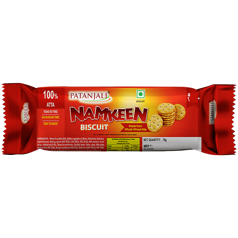 Patanjali Namkeen - Biscuit, 70 G view 2