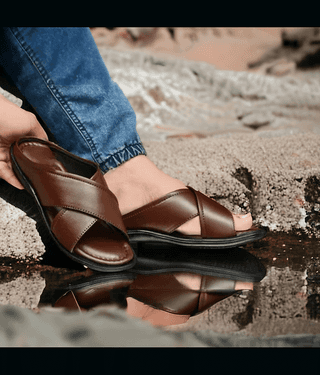 INFINITRENZ - Brown Men's Sandals
