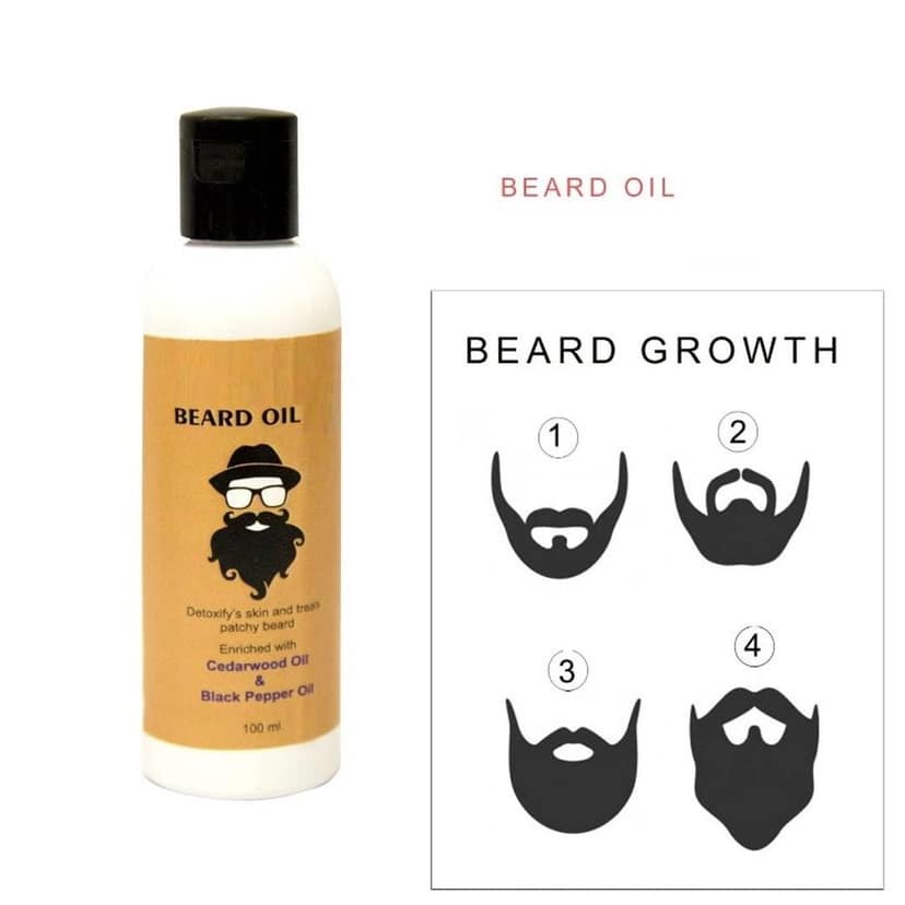Elecsera 100% Natural Beard Growth Oil- For Stimulating fast Beard Growth Hair Oil (60 ml) view 2