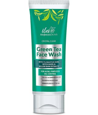 Iba Advanced Activs Crystal Clear Green Tea Face Wash, 100ml, (Pack of 1)
