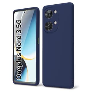 V3Deals Compatible Matte Silicone Back Cover for OnePlus Nord 3 5G Matte silicone back cover with raised camera & screen edges for enhanced protection against drops, scratches and dust.