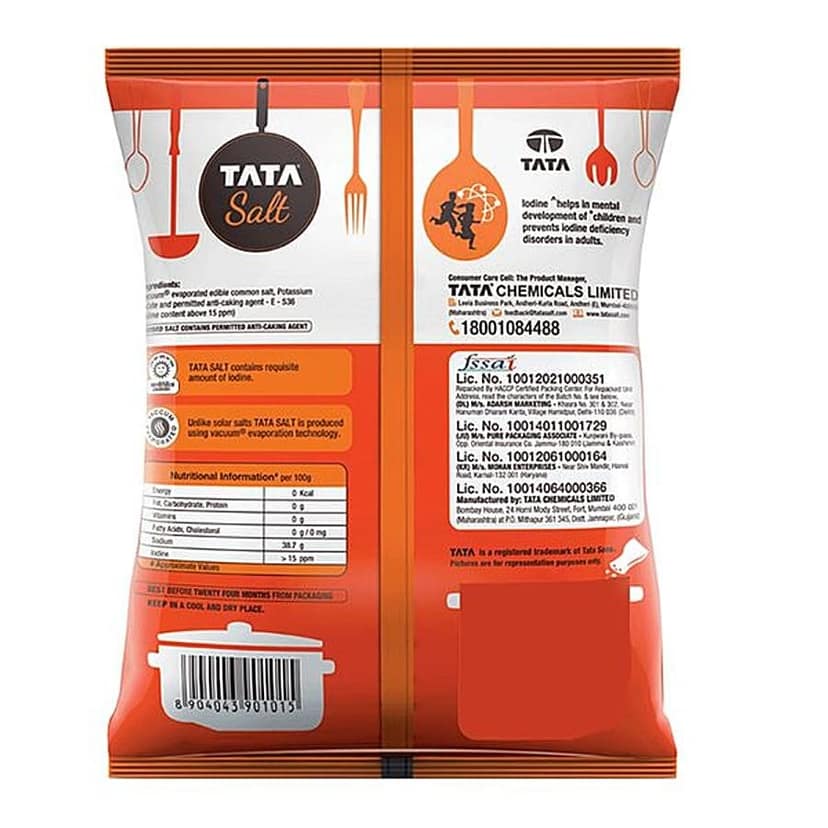 Tata Salt Salt/Uppu - Iodized, 2 Kg view 2