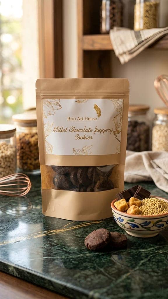Millet Chocolate Jaggery Cookies (100g)