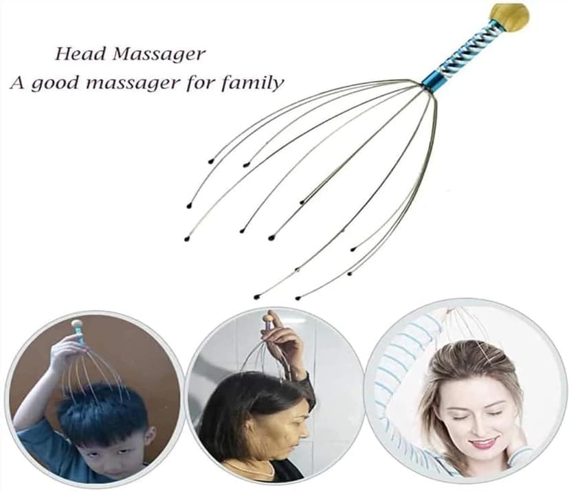 Elecsera Hair Massager For Men And Women Head and Scalp Massager 1 pc Hair Massager For Men And Women Head and Scalp Massager (Multicolor) view 2