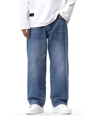 AngelFab Clean Look Men's Jeans - Light Blue ( Pack of 1 )