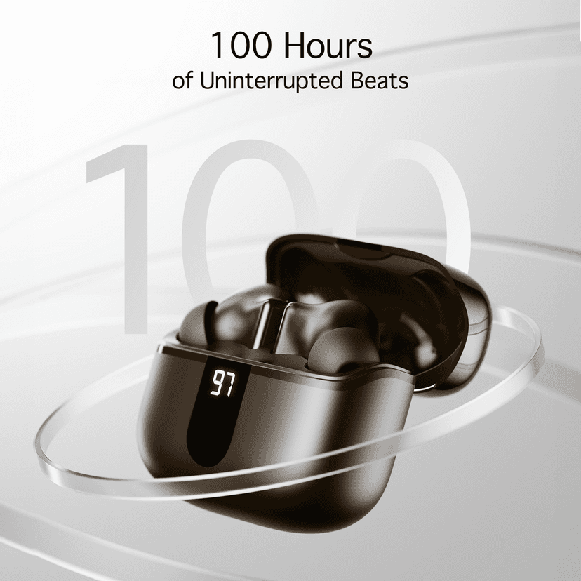 boAt Airdopes 181 Pro | Wireless Earbuds with 100 Hours Playback, Quad Mics with ENx™, BEAST™ Mode, ASAP™ Charge Mocha Elegance view 2