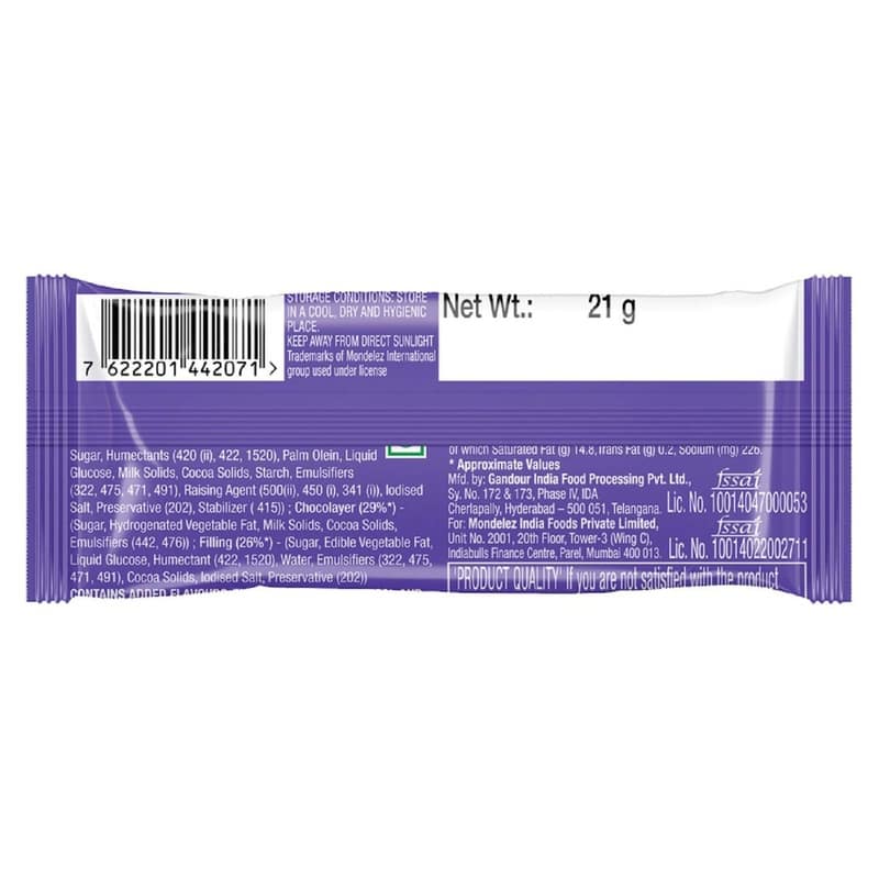 Cadbury Chocobakes Chocolate Layered Cakes, 21 gm view 2