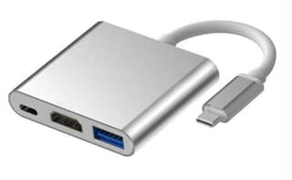 USB 3.1 Type C to HDTV HDMI + USB 3.0 + Type C PD Converter Cable Adapter for All USB C Devices to HDTV/Projector/Thunderbolt