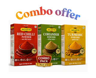 Combo Red Chilli Powder & Turmeric Powder & Coriander Powder 90g(Pack of 3)