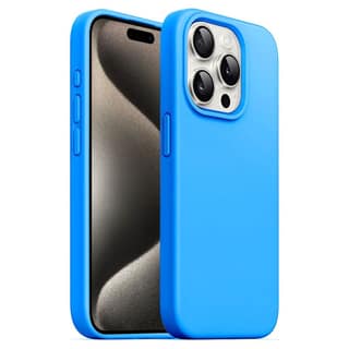 LIRAMARK Liquid Silicone Soft Back Cover Case for iPhone 15 Pro Max (6.7 inch)