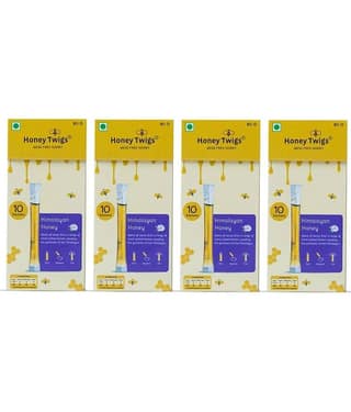 HONEY TWIGS Multifloral Honey Multiforal 320 g Pack of 4