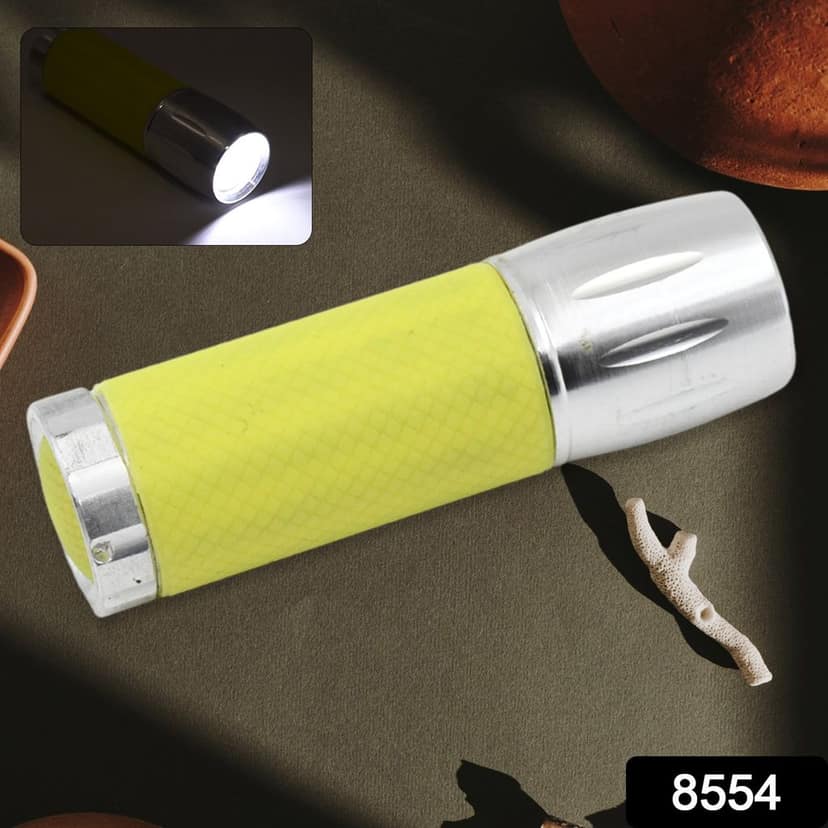 Mini LED Flashlight Torch | Pocket Size | High Lumen | Battery Operated (Battery not included / 1 pc) view 2