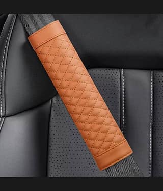 SIAGO Seat Belt Cover Beige Single