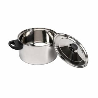 Expresso Stainless Steel Flat Milk Boiler with Whistle,