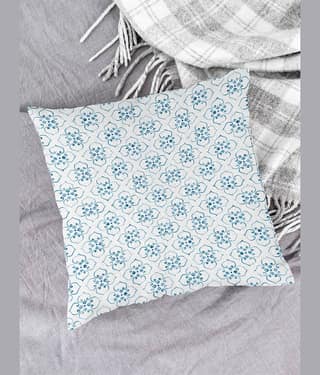 Houzzcode - Water Repellent Gray Polyester Pillow Covers 40x40x3 ( Pack of 1 )