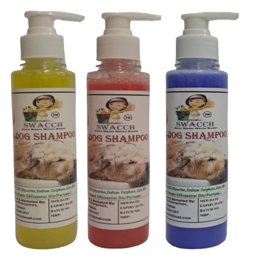 SWACCH Premium Shampoo for Dog (200ML) (Combo Pack of 3) Lemon, Jasmine & Lavender view 2