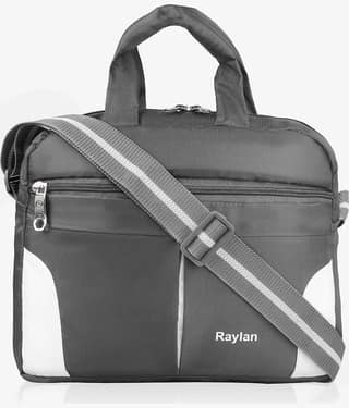 Raylan Grey Colorblocked Messenger Bag