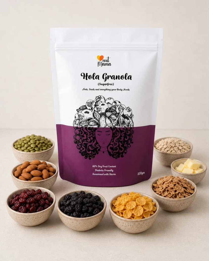 Nut Mama-Hola Granola Sugar Free 500g view 2