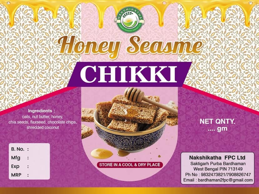 Honey-Sesame Chikki view 2