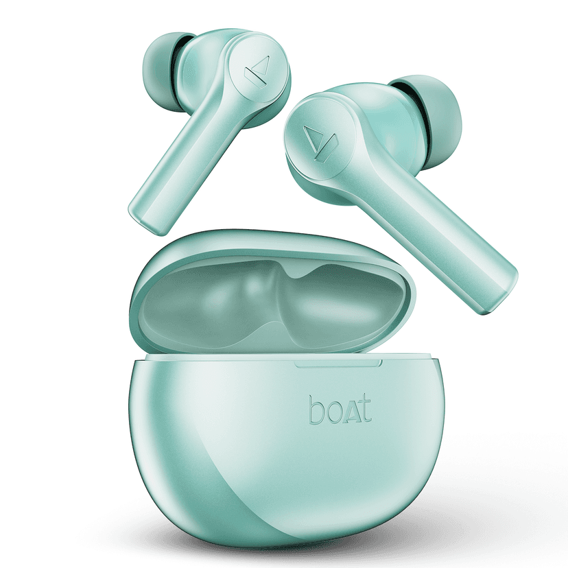 boAt Airdopes Supreme | Wireless Earbuds with 50 Hours Playback, AI ENx™ with Wind Noise Reduction, Cinematic Spatial Audio Sage Green