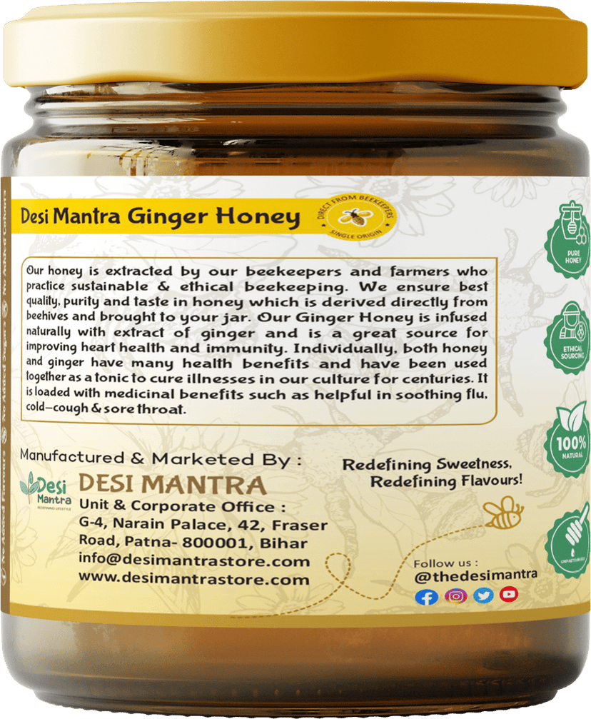 Ginger Honey - 250g view 2