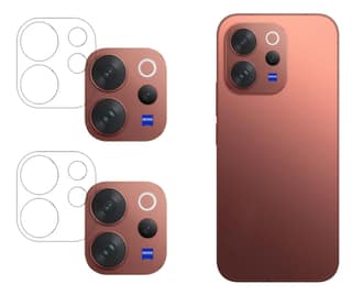 ISAAK Back Camera Lens Protector compatible for Vivo V70 Elite (Pack of 2)
