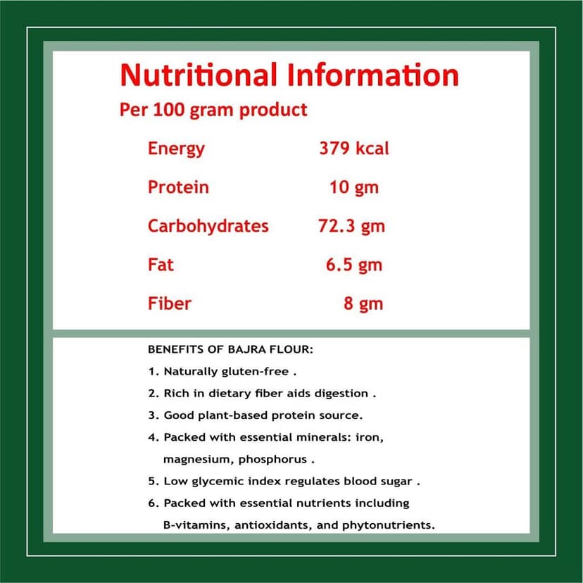Bajra Flour (1 kg) view 2