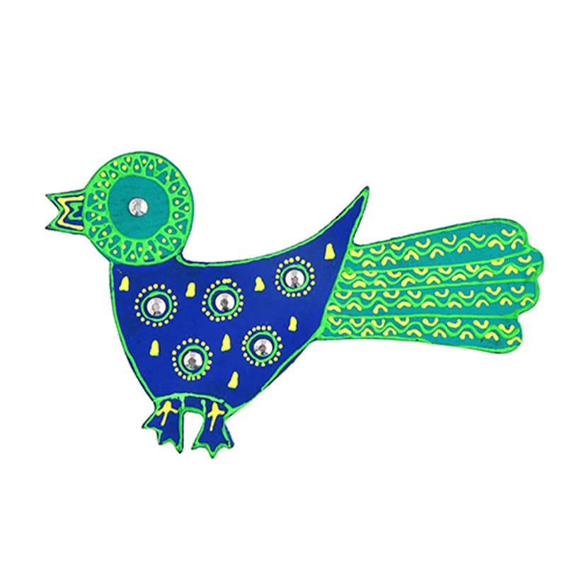 DECOREER Bird Wooden Fridge Magnet Set of 2 view 2