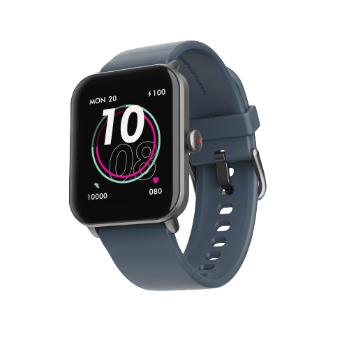 boAt Wave Fury | Bluetooth Calling Smartwatch with 1.83" (4.64cm) HD display, 30 days Battery, Heart Rate & SpO2 monitoring Cyan Blue