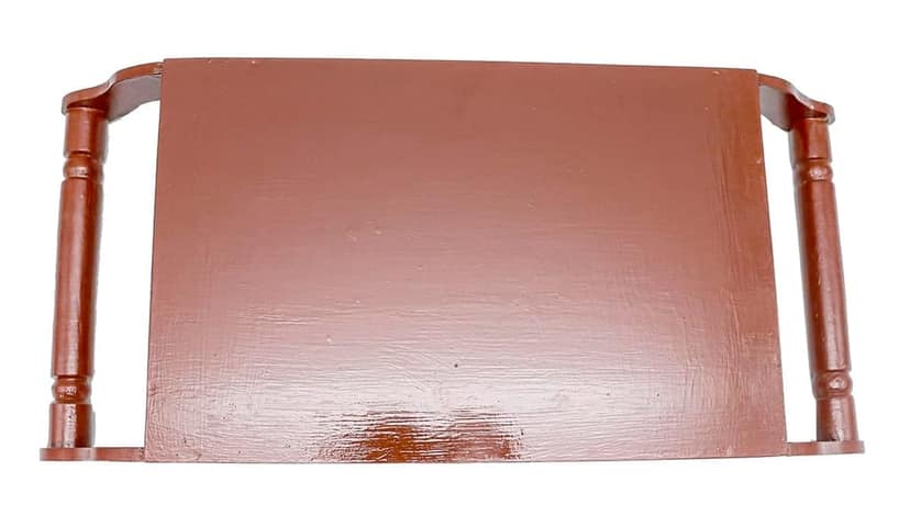 COTTAGE Kishangarh Style Painted Tea Tray In Ply Wood 18X8 Inch view 2