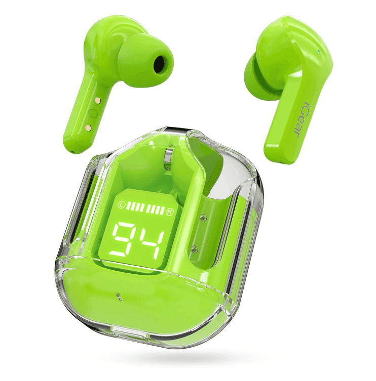 Wireless Earbuds with Bluetooth 5.3, Enhanced Sound Quality, Touch Control Battery Life, Noise Cancellation & Comfortable Fit (Green) view 2