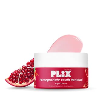 PLIX - THE PLANT FIX Pomegranate 1% Retinol & 1% Bakuchi Oil Anti Ageing Night Cream | Reduces Fine Line & Wrinkles | For Men & Women | 50 G PLIX - THE PLANT FIX Pomegranate 1% Retinol & 1% Bakuchi Oil Anti Ageing Night Cream | Reduces Fine Line & Wrinkl