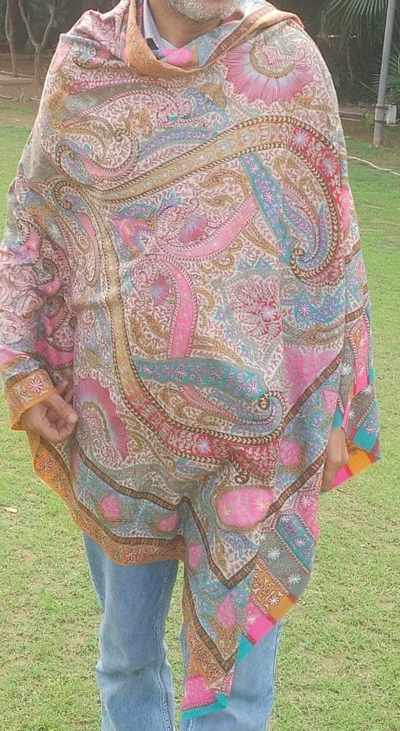 kashmir pashmina shawl handmade kanihama view 2