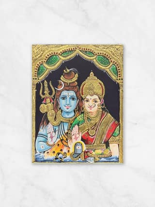 Sivan Parvathi - Without Frame 15 x 12