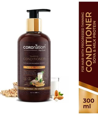 coronation herbal Soya & Milk Protein Conditioner - Deep Conditioner 300 mL