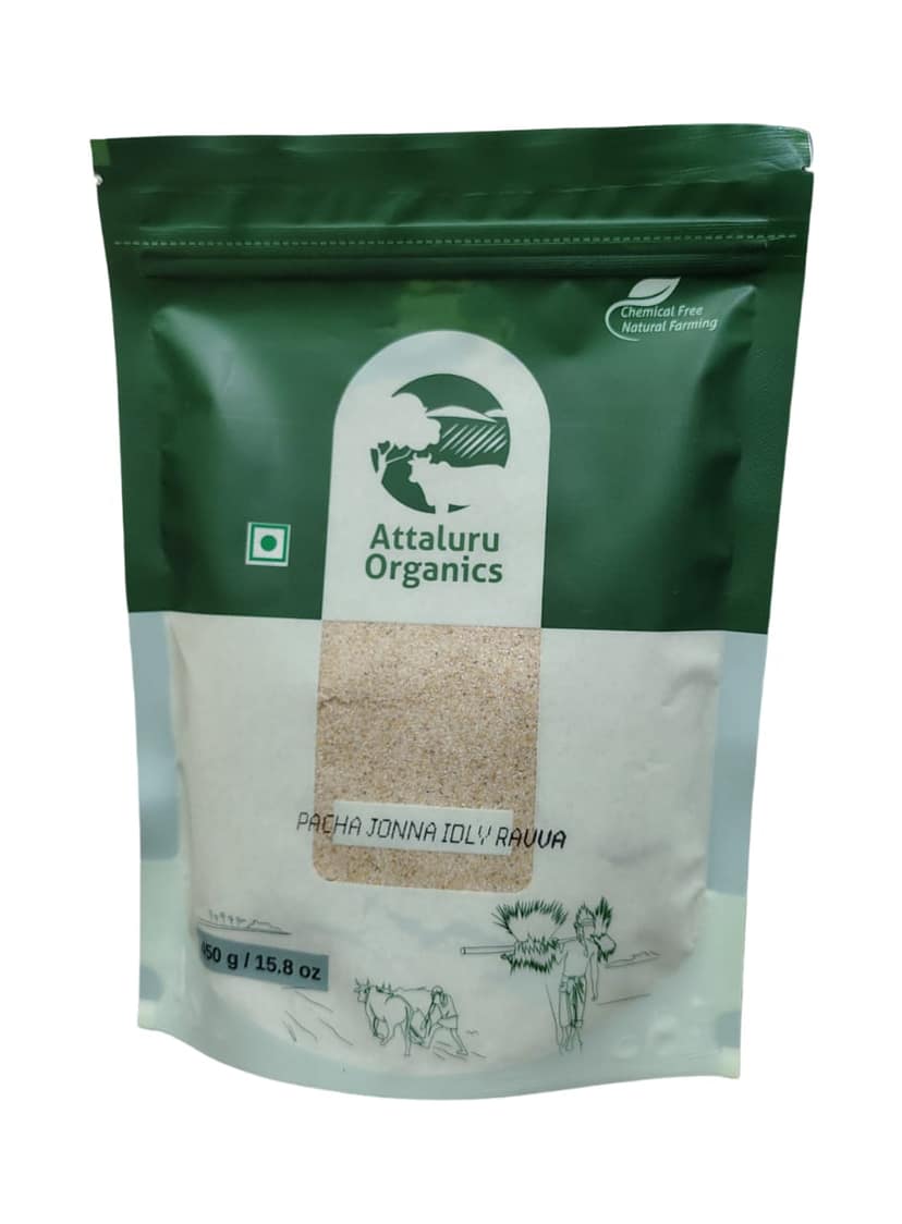 Attaluru Organics Green Jowar Idly Rawa