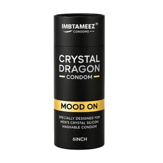 Imbtameez Crystal Dragon Silicone Condom – 6 Inch | Mood On Edition