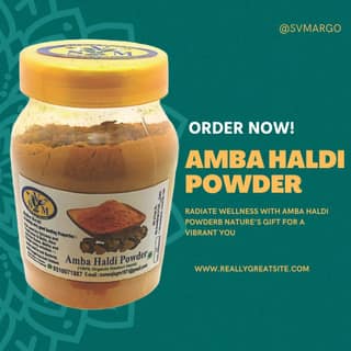 Amba haldi powder /Kasturi haldi / Wild turmeric powder | IT IS GOOD FOR SKIN PROBLEM | (70Gms)