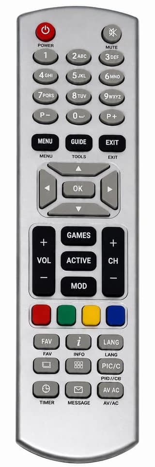 Dish TV Remote Control Compatible with All Dish TV SD/HD DTH with Recording Set Top Box