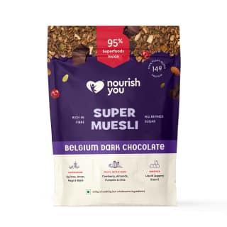 nourish you Super Muesli - Belgium Dark Chocolate