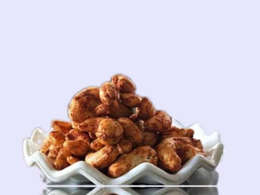 AndraMart Solitaire Magic Masala Cashews 1 Kg | 4x250 gms | Kaju | Munthiri | Masala Kaju view 2