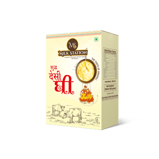 MilkStation Desi Ghee 500ml CEKA Pack | Made Traditionally from Makkhan (Butter) | Ghee for Better Digestion and Immunity