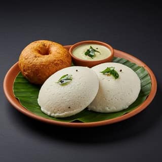 Idly (2 Pc) & Vada (1 Pc)