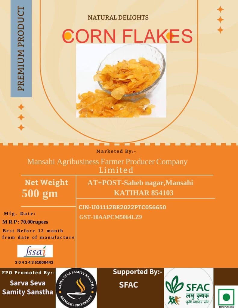 500 gm Pack of Crispy and Delicious Corn Flakes view 2