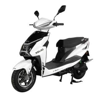 ZELIO Gracy + Electric Scooter | 60V/32AH Lead Acid Battery | Runs Approx. 55-60 km on Single Charge | Non RTO | Single Disc Brake | Digital Display | Anti Theft Alarm (White)