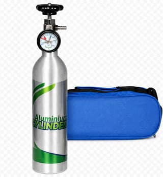 500 ML Portable Oxygen Cylinder with Regulator