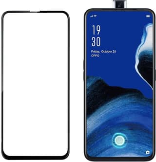 PLUGTECH Advanced Tempered Glass With Anti-Explosion 9H Hardness Edge-To-Edge Coverage Screen Guard for OPPO RENO2Z