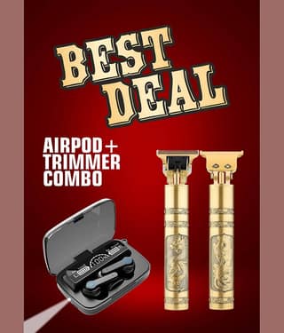 Neo M19 EARBUDS True Wireless (TWS) On Ear 4 Hours Playback With Hair Trimmer