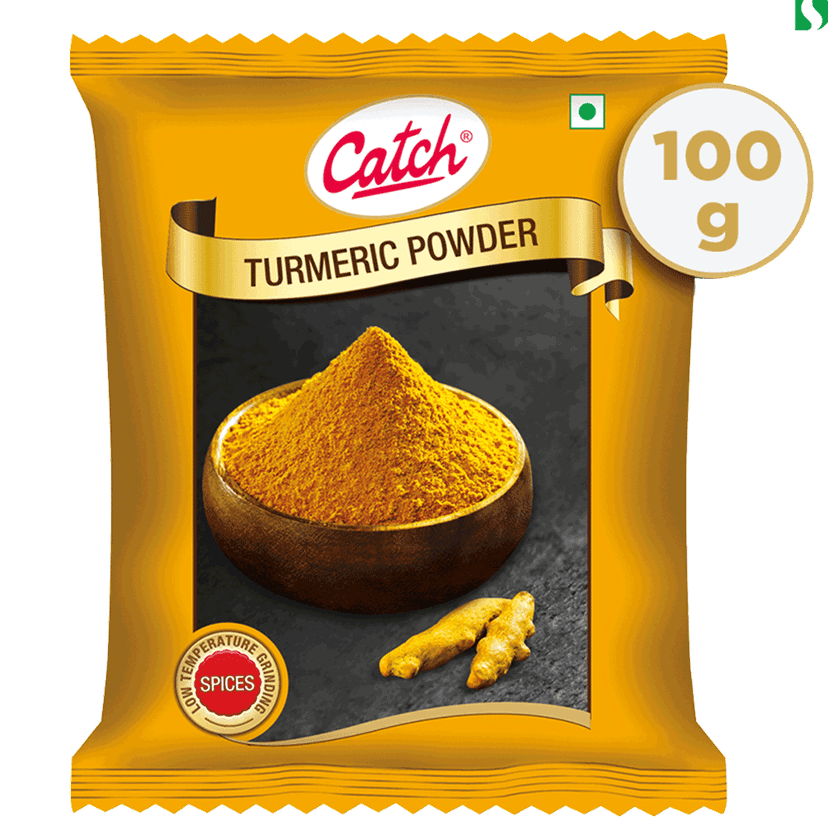 Catch Straight Pouch || Turmeric Powder || Haldi Powder || 100 Grams