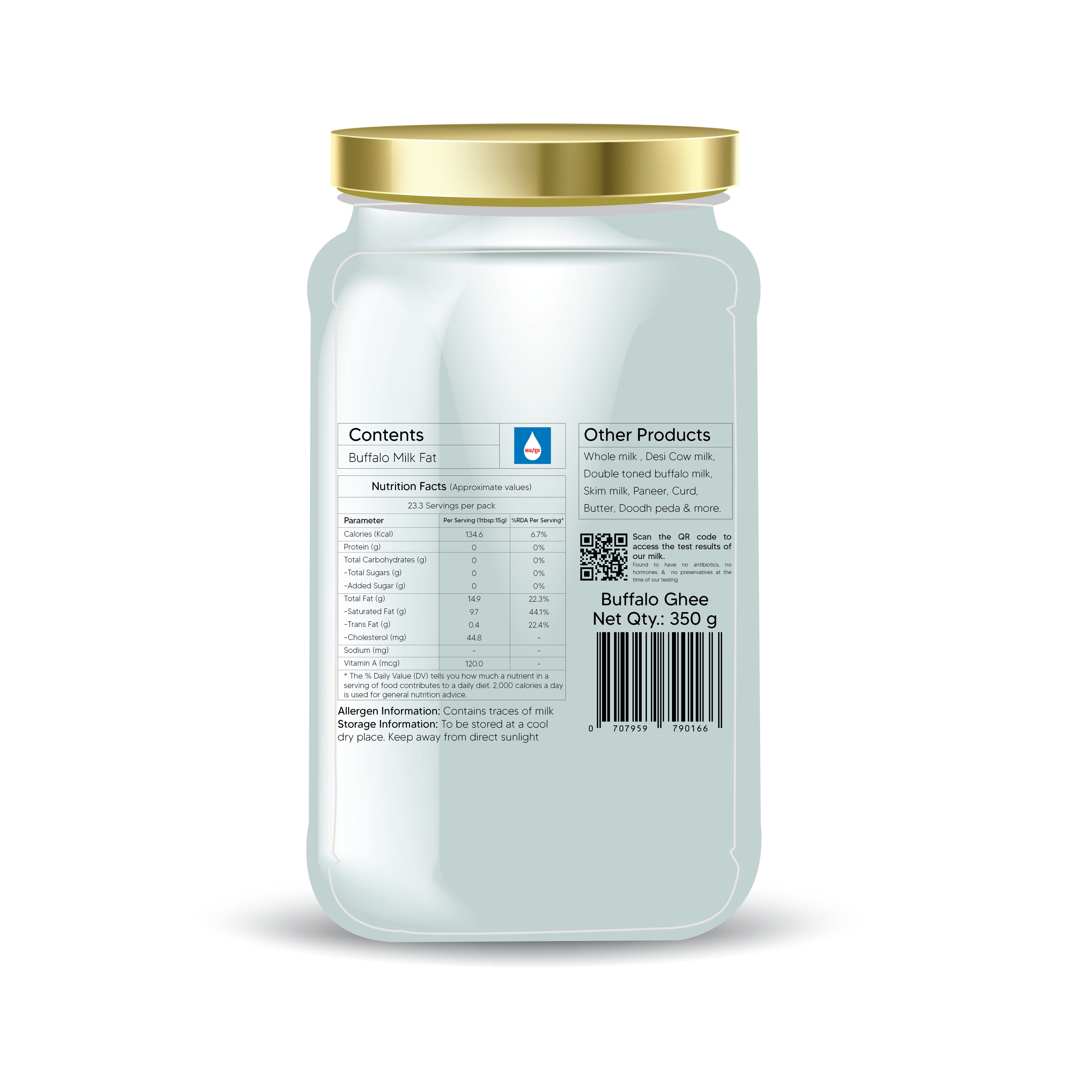 Buffalo Ghee 350gms view 2